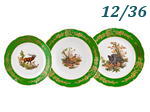 Набор тарелок 12 персон 36 предметов Мэри- Энн (Mary- Anne), Царская охота (Чехия)