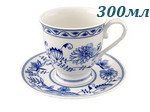 Чашка высокая с блюдцем 300 мл Мэри- Энн (Mary- Anne), Гжель (Чехия)