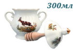 Чашка для меда 300 мл Мэри- Энн (Mary- Anne), Охотничьи сюжеты (Чехия)