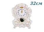 Часы каминные 32 см, Мелкие цветы (Чехия)