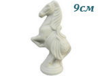 Фигурка Лошадь 9 см, белая, матовая (Чехия)