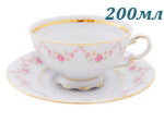 Чайные пары 200 мл Соната (Sonata), Мелкие цветы (6 пар) (Чехия)