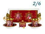 Подарочный набор чайный Тет- а- тет Сабина (Sabina), Лики святых (Чехия)