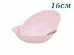 Салатник 16 см Соната (Sonata), Мелкие цветы, розовый фарфор (Чехия)