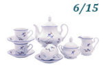 Чайный сервиз 6 персон 15 предметов Мэри- Энн (Mary- Anne), Гуси (Чехия)