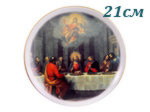 Тарелка настенная 21 см, Библейские сюжеты (Чехия)